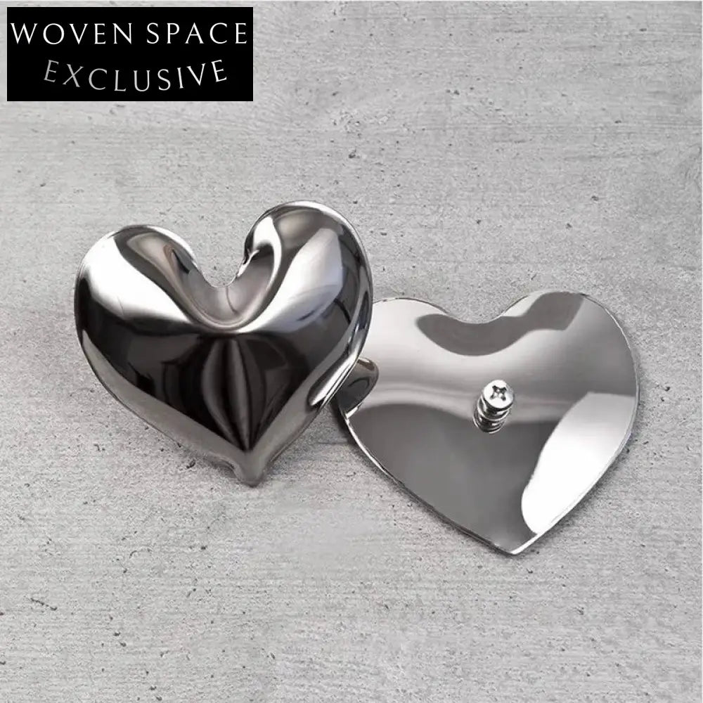 Nordic Style Heart Shape Metal Wall Hooks | Decorative Coat Rack Hanger