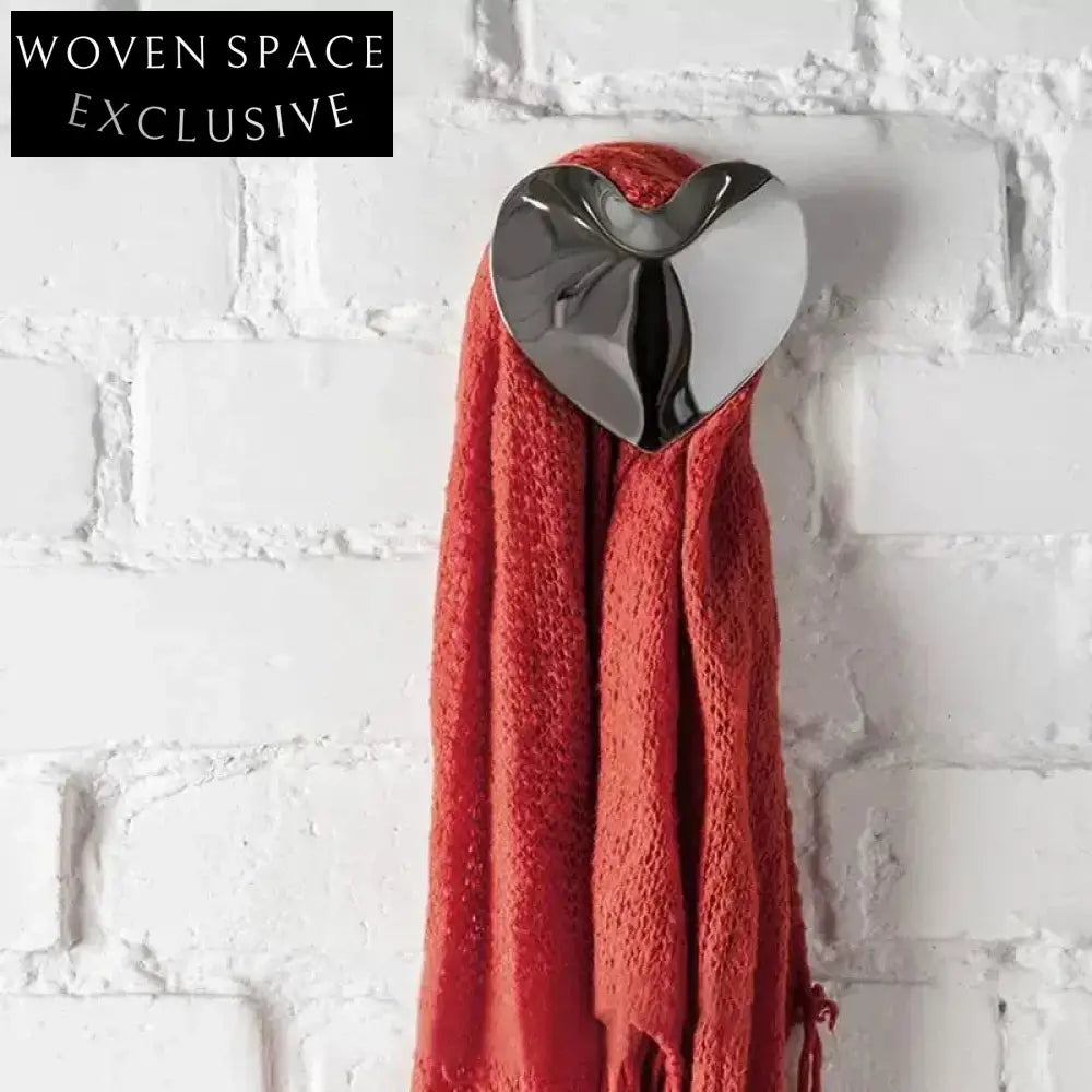 Nordic Style Heart Shape Metal Wall Hooks | Decorative Coat Rack Hanger