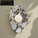 Nordic Style LED Wall Lamp for Living Room Decor, Custom Shaped, Marble Base