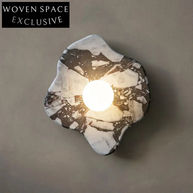 Nordic Style LED Wall Lamp for Living Room Decor, Custom Shaped, Marble Base