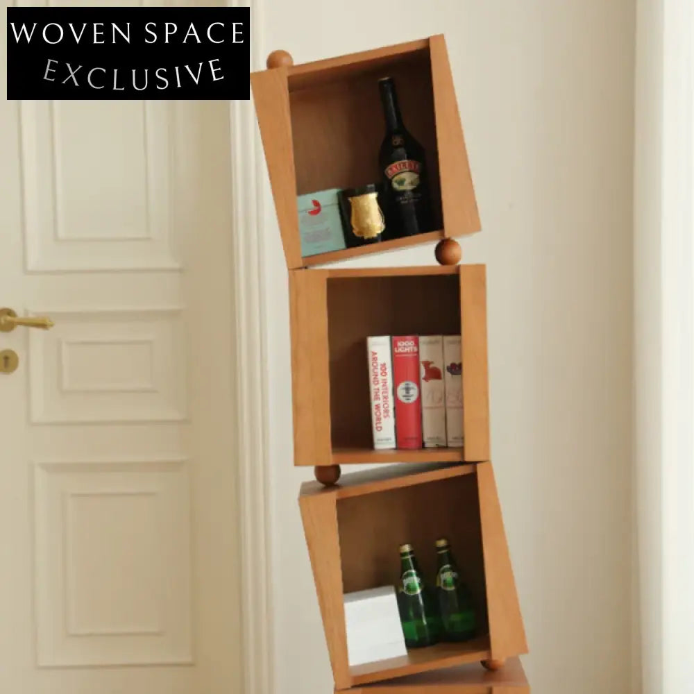 Nordic Style Solid Wood 4-Drawer Storage Cabinet for Living Room