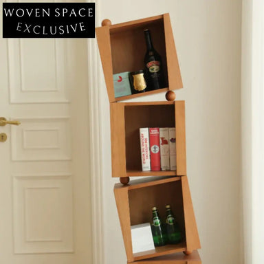 Nordic Style Solid Wood 4-Drawer Storage Cabinet for Living Room