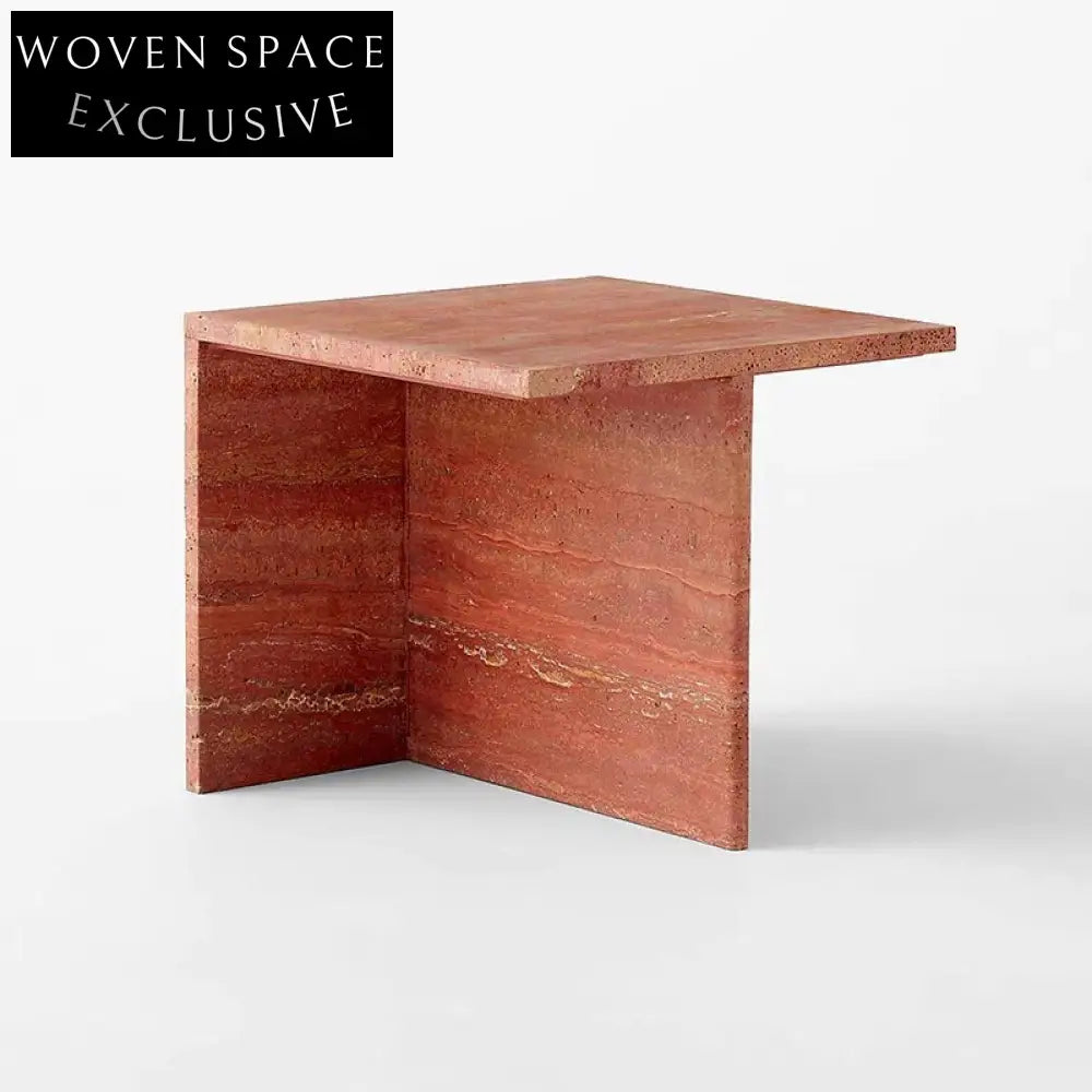 Nordic Travertine Modern Minimalist Living Room Coffee Table Accent Piece