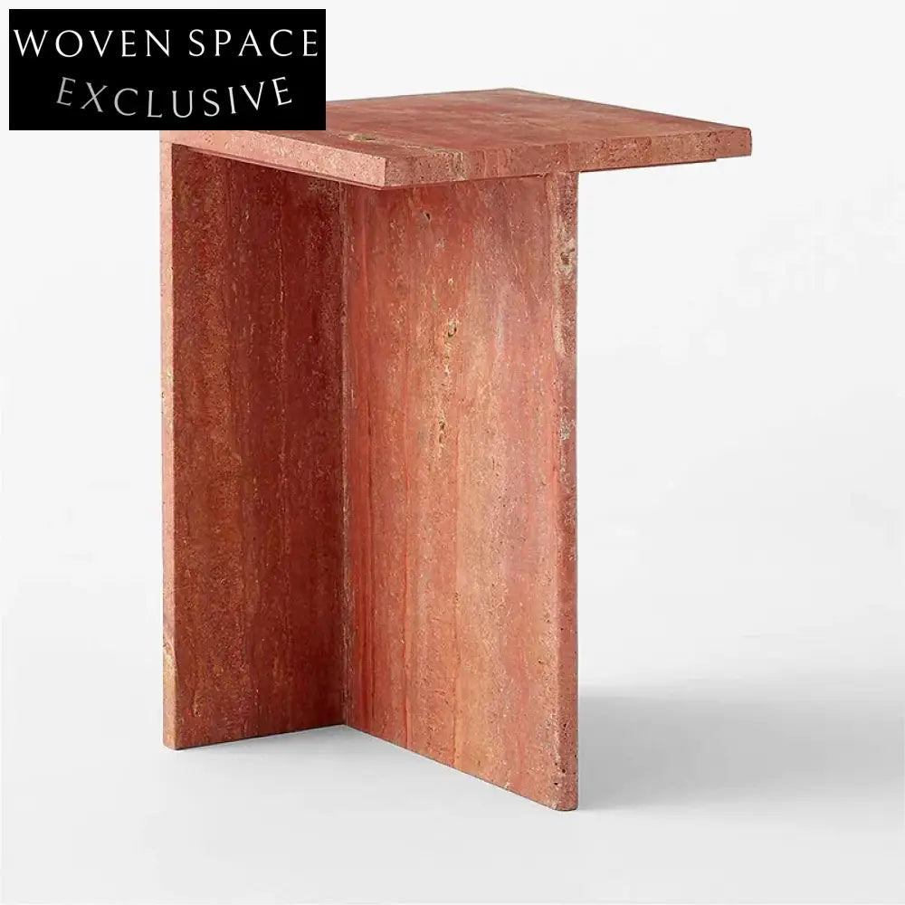 Nordic Travertine Modern Minimalist Living Room Coffee Table Accent Piece