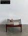 Nordic Used Danish Rosewood Glass Side Table by Kristian Vedel