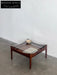 Nordic Used Danish Rosewood Glass Side Table by Kristian Vedel