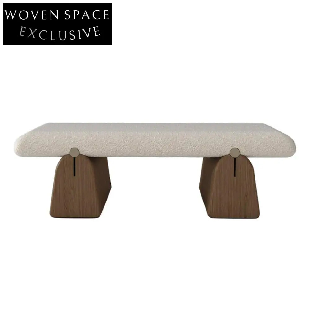 Nordic Velvet Fabric Art Shoe Stool Sofa Ottoman Bench Chair Seat