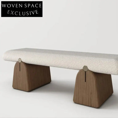 Nordic Velvet Fabric Art Shoe Stool Sofa Ottoman Bench Chair Seat