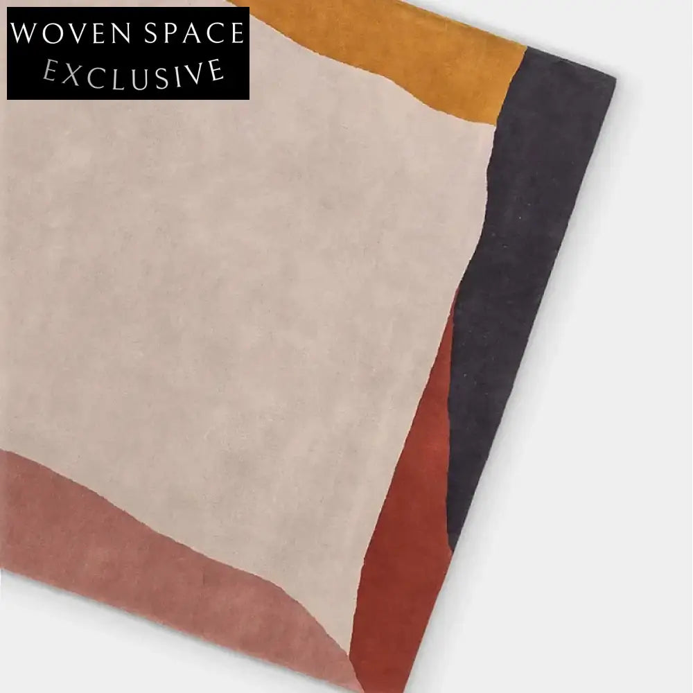 Nordic Vintage Geometric Plush Weave Carpet for Living Room Bedroom