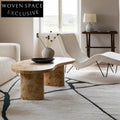 Nordic Wabi Sabi Modern Minimalist Polyester Handmade Striped Area Rug