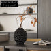 Nordic Wabi-Sabi Style Resin Flower Vase for Modern Home Decor