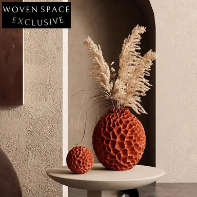 Nordic Wabi-Sabi Style Resin Flower Vase for Modern Home Decor