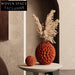 Nordic Wabi-Sabi Style Resin Flower Vase for Modern Home Decor