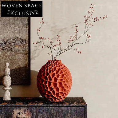 Nordic Wabi-Sabi Style Resin Flower Vase for Modern Home Decor