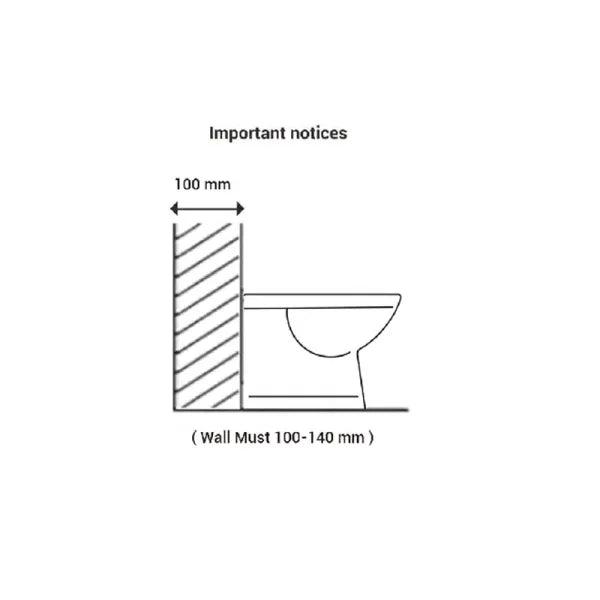 R&T Frameless Inwall Concealed Cistern for Wall Floor Toilet Pan