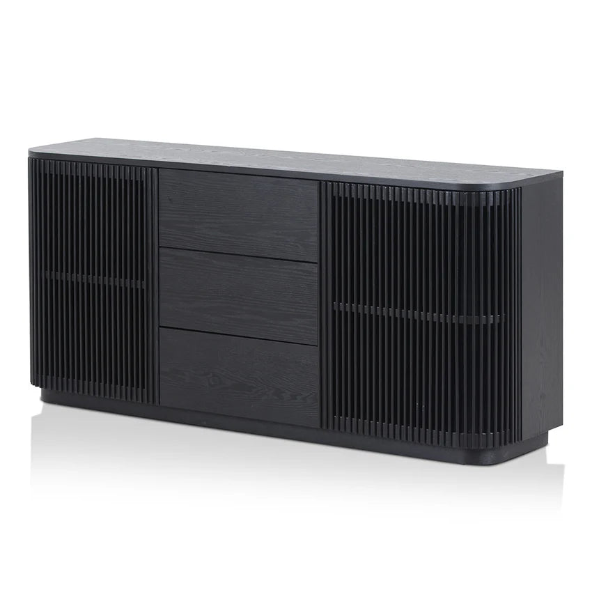 Mia 1.6m Sideboard Unit - Full Black