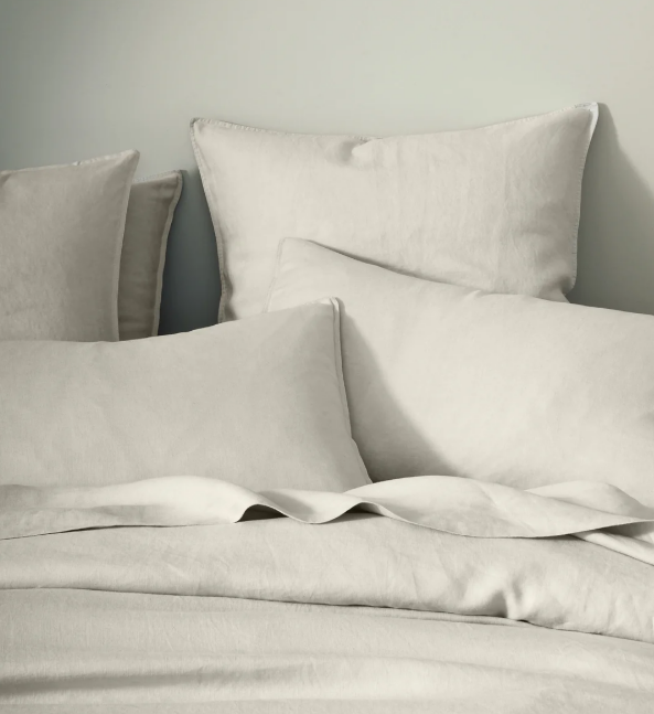 Ravello Pillowcase Pair - Bone