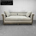 Opulent French Antique Solid Oak Wood Sofa Couch for Elegant Living Spaces