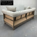 Opulent French Antique Solid Oak Wood Sofa Couch for Elegant Living Spaces