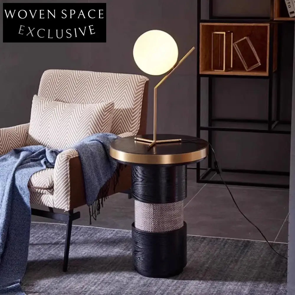 Opulent Gold Metal Round Nesting Coffee Table Set for Modern Living Room