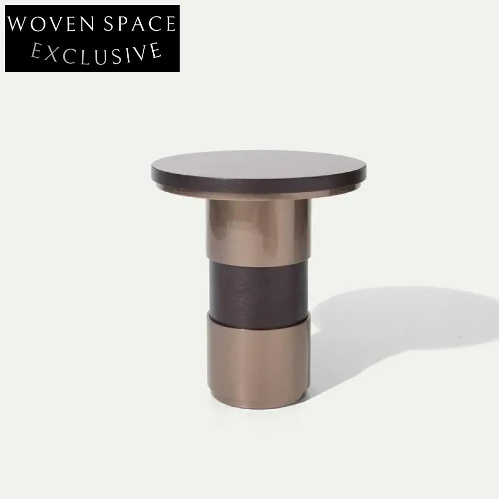 Opulent Gold Metal Round Nesting Coffee Table Set for Modern Living Room