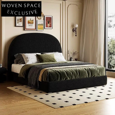 Opulent Green Velvet Tufted High Headboard Soft Bed Frame for Luxury Bedrooms