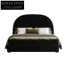 Opulent Green Velvet Tufted High Headboard Soft Bed Frame for Luxury Bedrooms