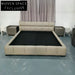 Opulent Italian Velvet Tufted King Size Upholstered Bedroom Design Bed