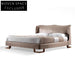Opulent Modern Light Luxury King Queen Size Wood Frame Leather Bed