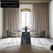 Opulent Round Dining Table with Marble or Glass Top for Modern Homes