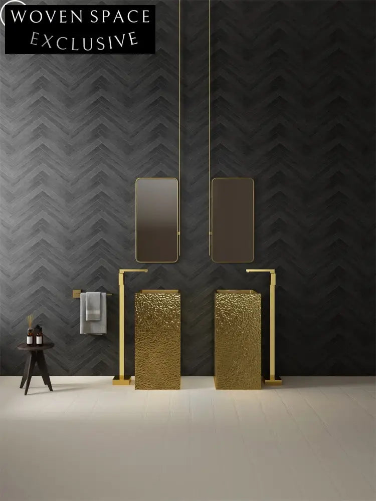 Opulent Stainless Steel Freestanding Pedestal Bathroom Lavatory Wash Basin