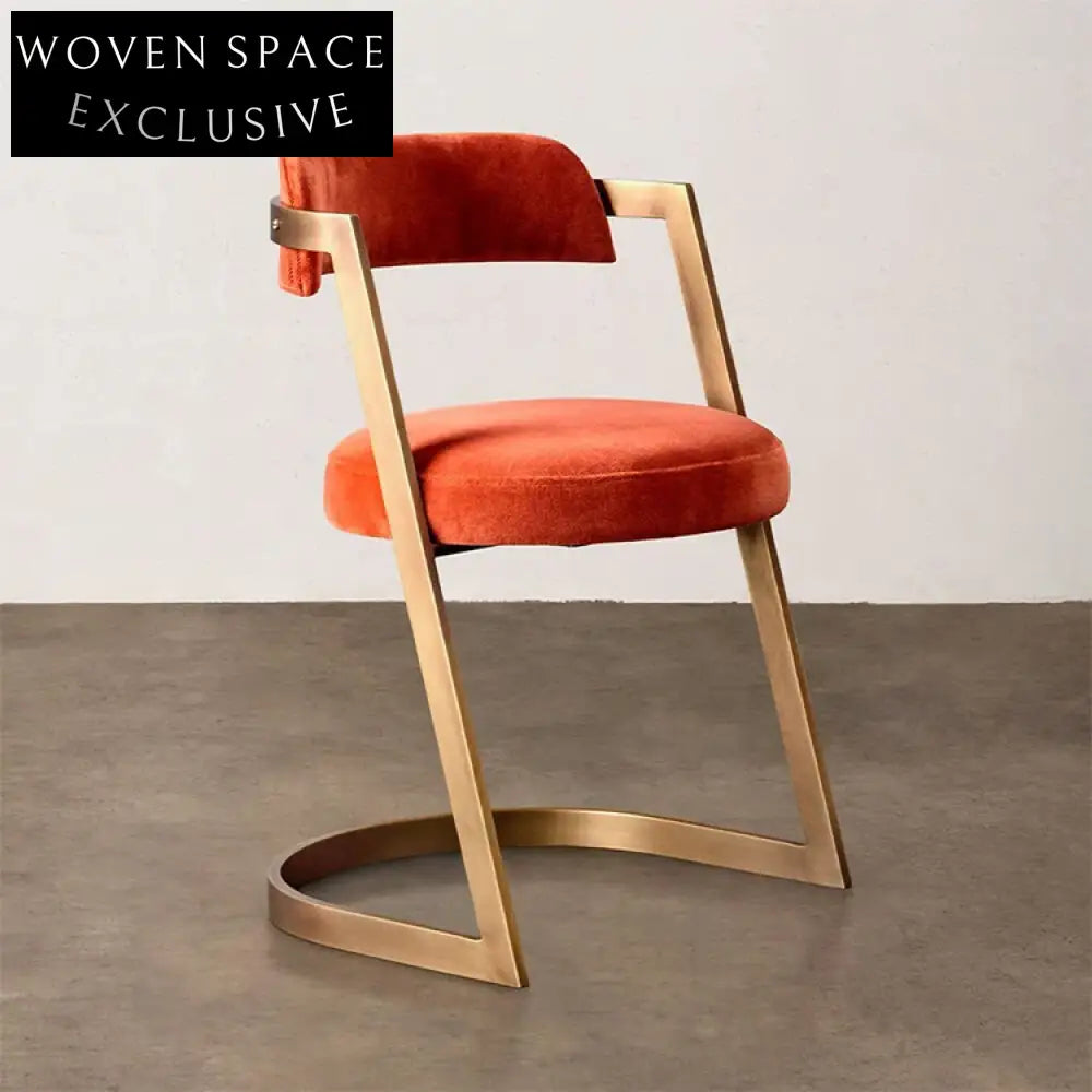 Opulent Velvet High Bar Stool, Gold Metal Legs, Modern Counter Seating