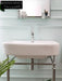 Oriana Butterfly Retro Ceramic Basin with Bracket and Bathroom Cabinet