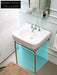 Oriana Butterfly Retro Ceramic Basin with Bracket and Bathroom Cabinet