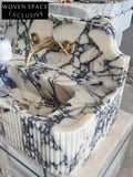 Orleane Mooli Home Custom Natural Marble Washbasin