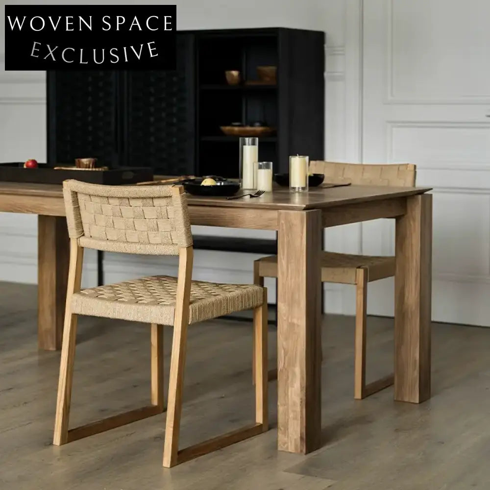 Osric Pure Teak Wood Dining Chair Subsidy