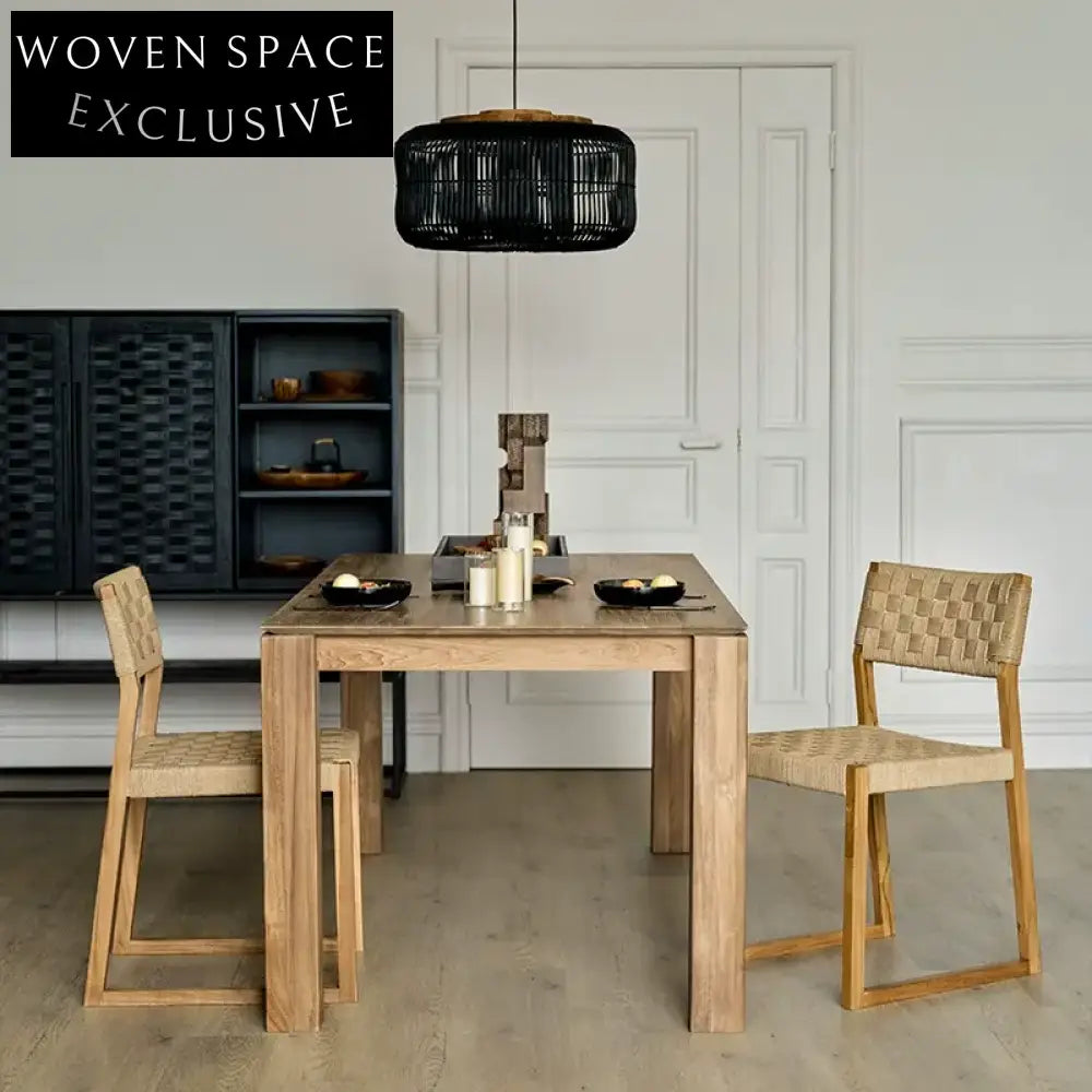 Osric Pure Teak Wood Dining Chair Subsidy