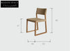 Osric Pure Teak Wood Dining Chair Subsidy