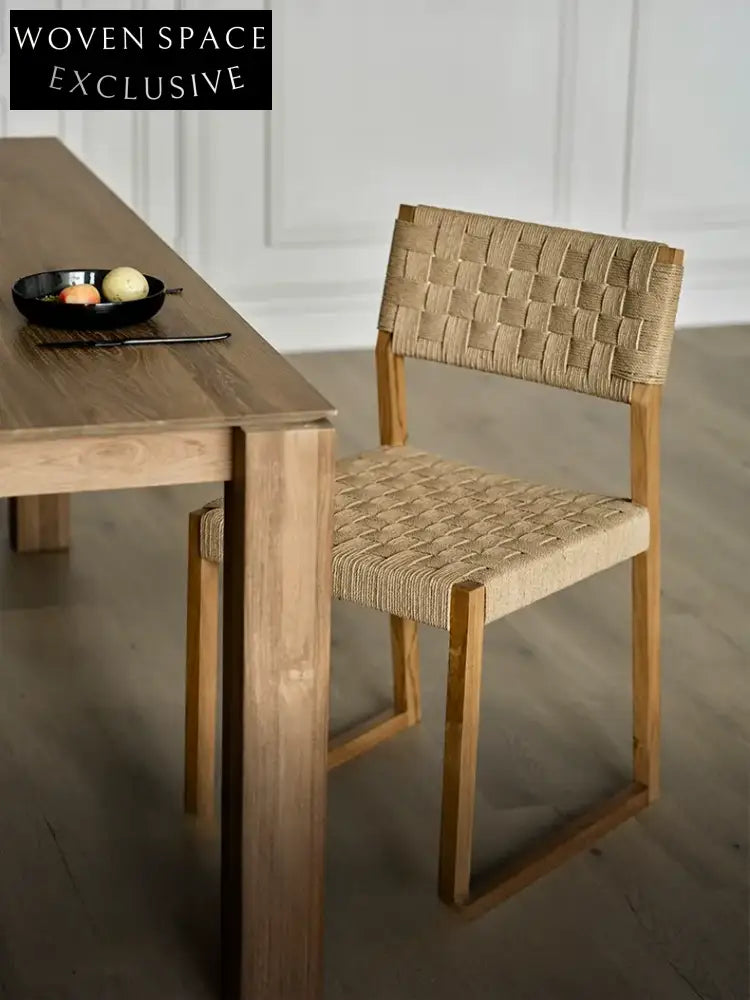 Osric Pure Teak Wood Dining Chair Subsidy
