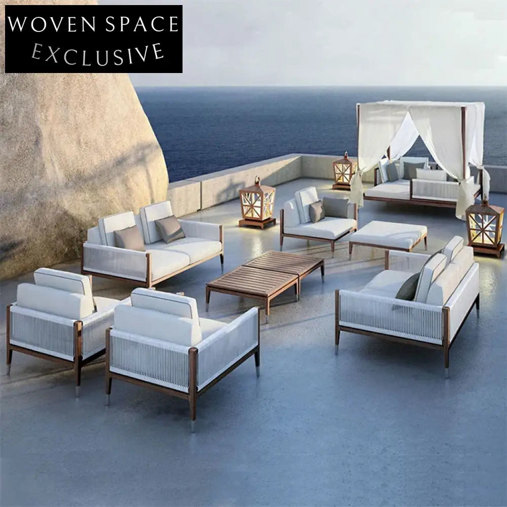 Outdoor Rattan Wicker Dining Set, All-Weather Patio Furniture, Durable Modern Design