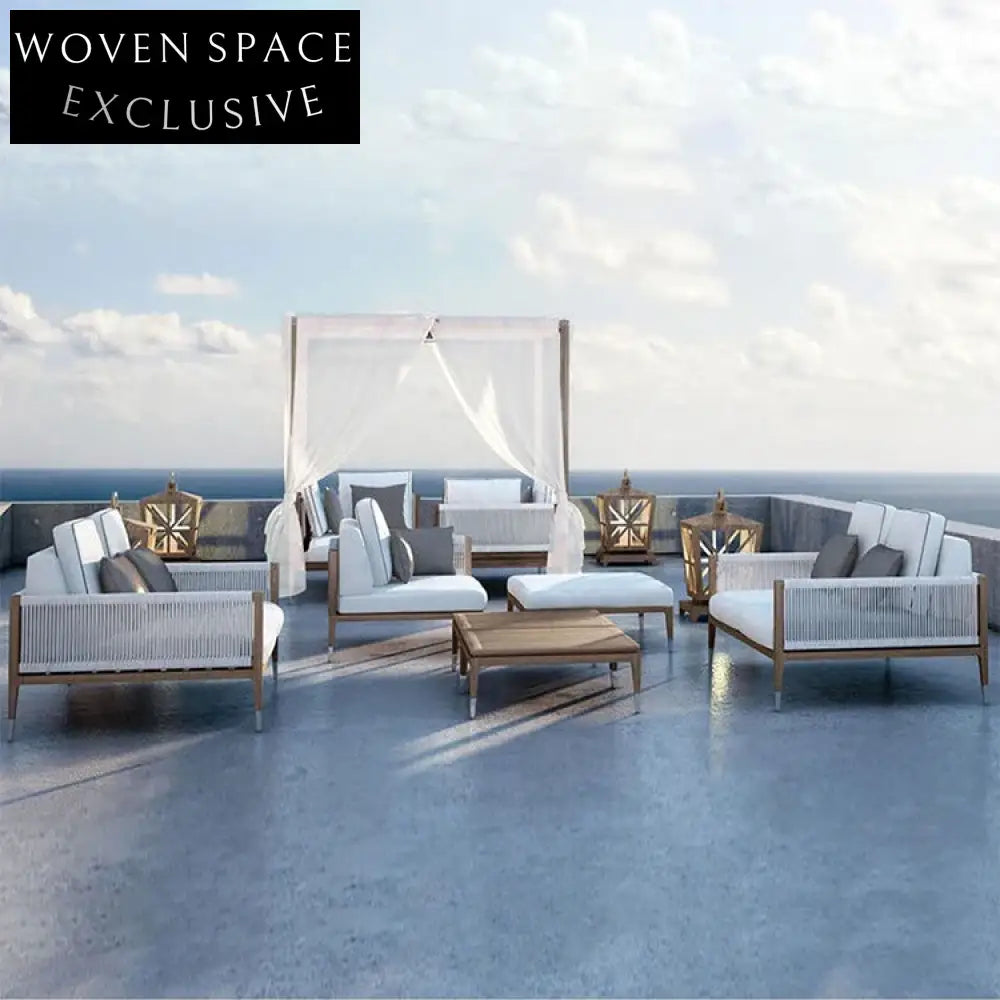 Outdoor Rattan Wicker Dining Set, All-Weather Patio Furniture, Durable Modern Design