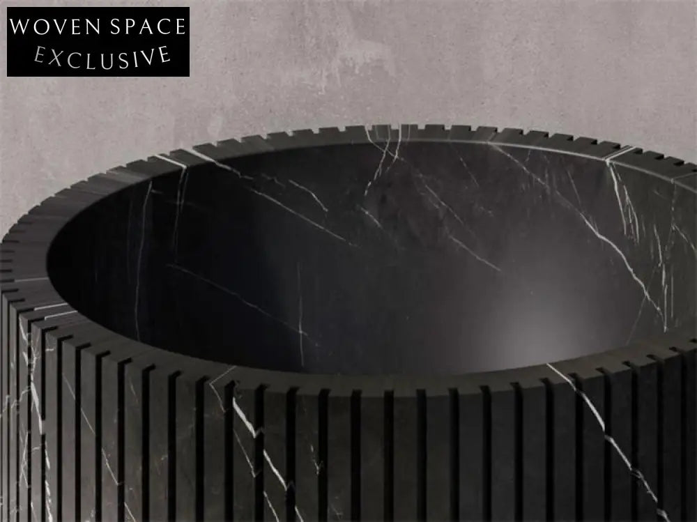 Paul Baigen Marble Pedestal Basin