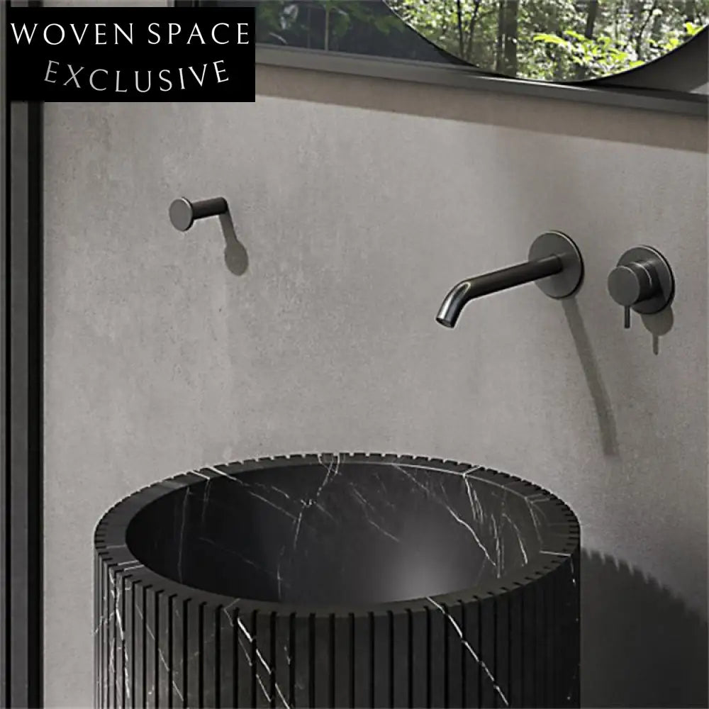 Paul Baigen Marble Pedestal Basin