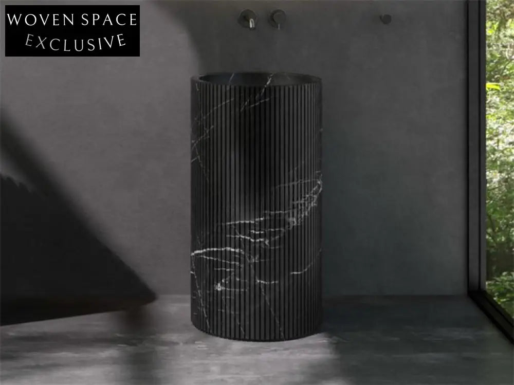 Paul Baigen Marble Pedestal Basin