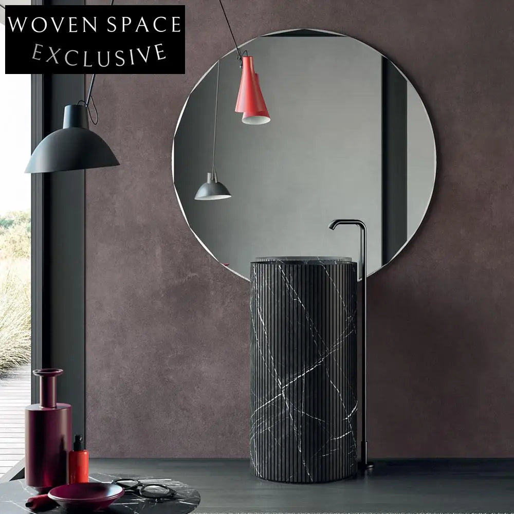 Paul Baigen Marble Pedestal Basin