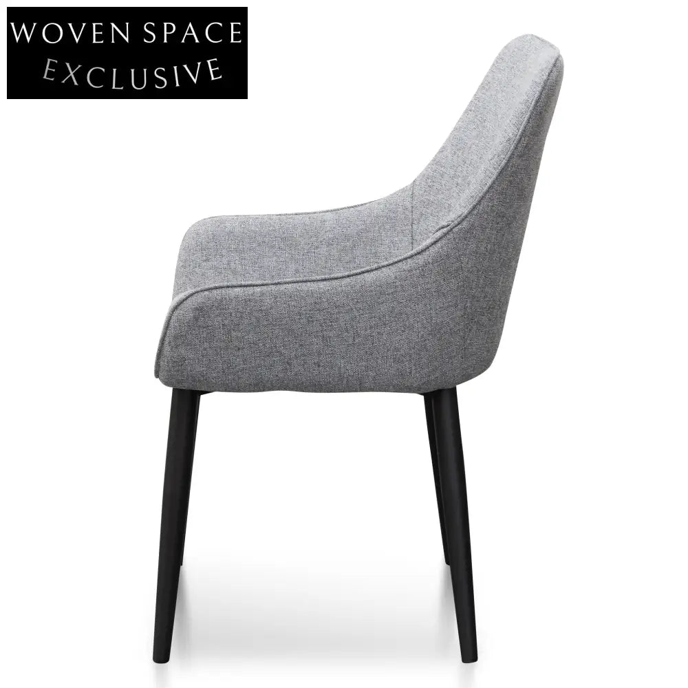 Pebble Grey Dining Chair - (Set of 2) Dining Chair