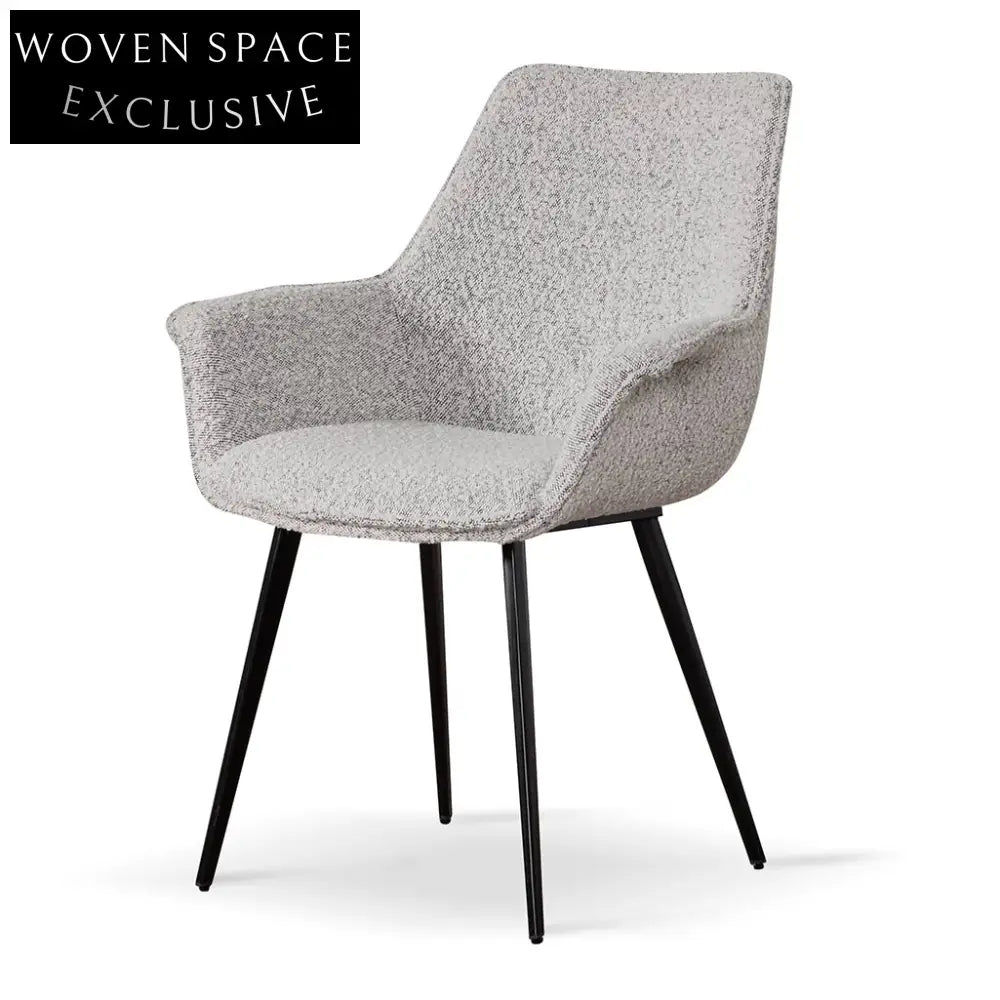 Pepper Boucle Dining Chair (Set of 2) Dining Chairs