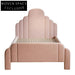 Pink Princess Bed for Girls - Modern Upholstered Kids Bedroom Furniture