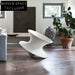 Playful Gyro Swivel Fiberglass Rotatable Chair for Modern Spaces