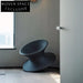 Playful Gyro Swivel Fiberglass Rotatable Chair for Modern Spaces